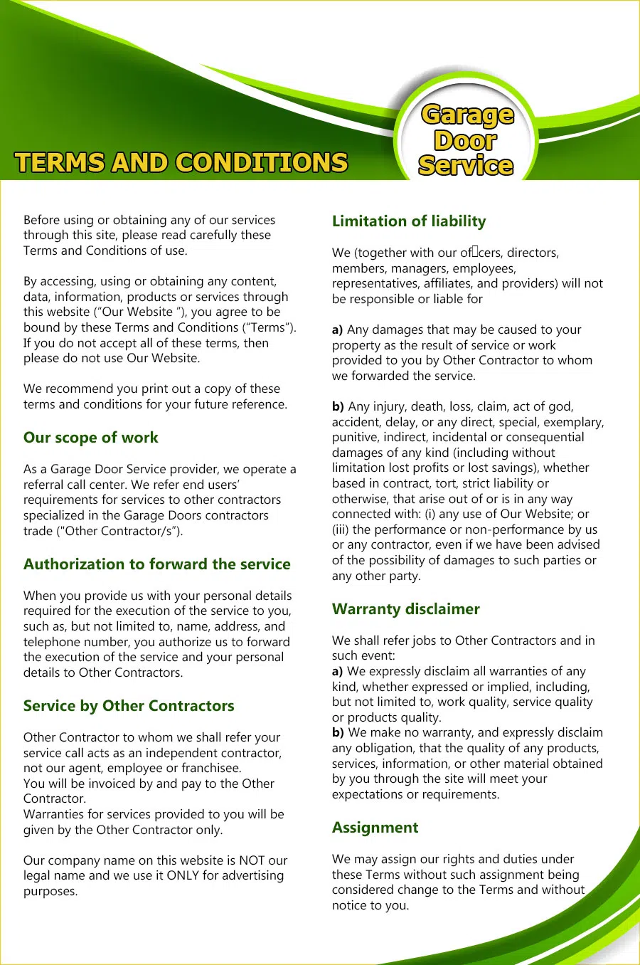 Cleveland Master Garage Door Repair Service Cleveland, OH 216-487-2334